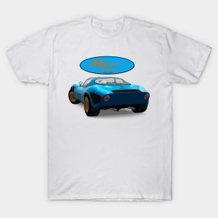 Alfa Romeo 33 stradale Blue Back T-Shirt